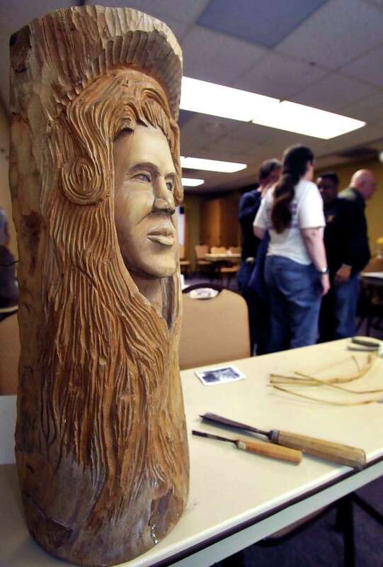 Log & Branch Whittled Figure